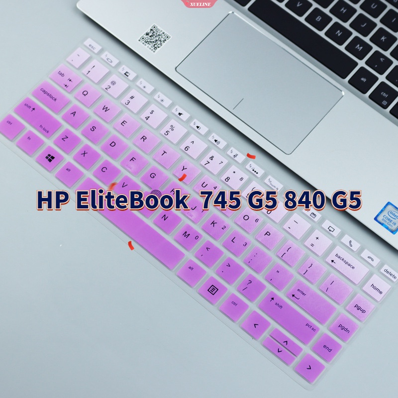 14inci Cover Keyboard Laptop Notebook Pelindung Film Silikon Tahan Debu Untuk HP EliteBook 745 G5 840 G5 Aksesoris Reusable [ZXL]