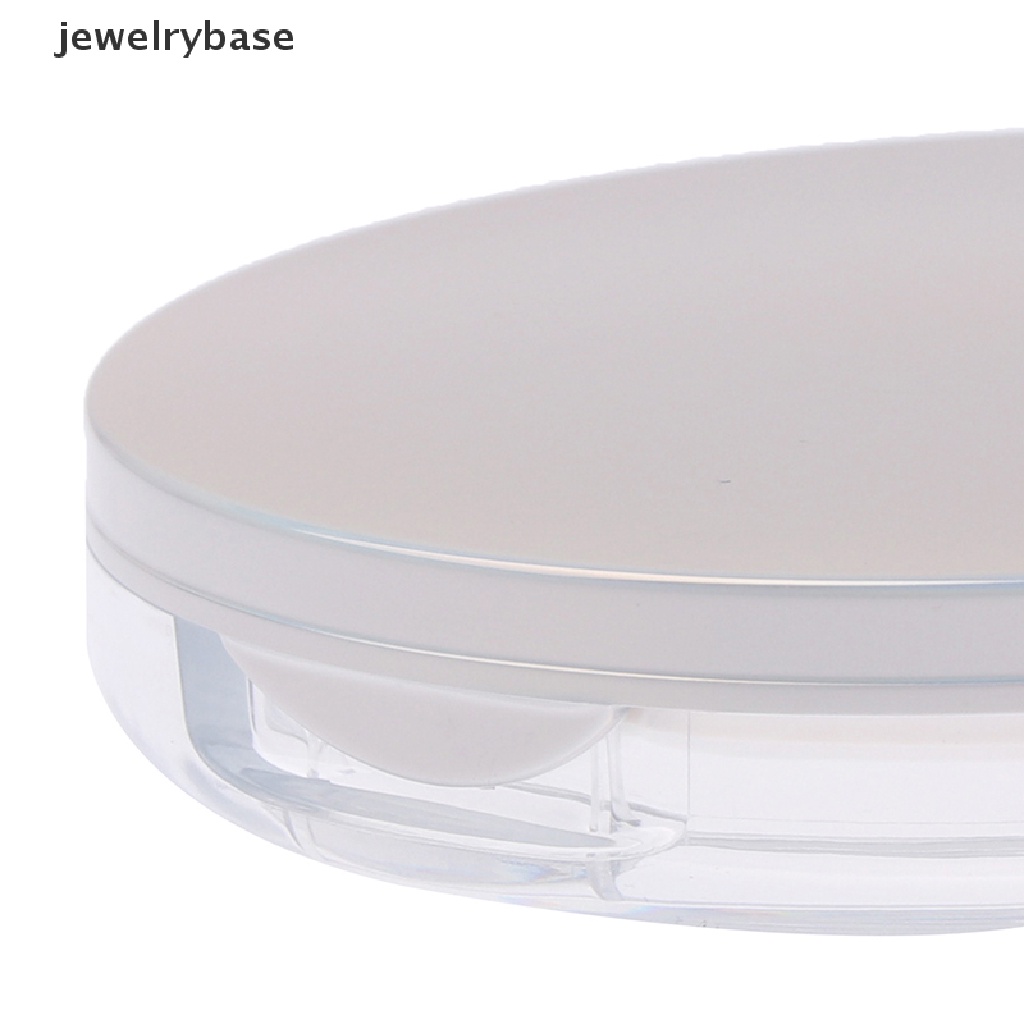 [jewelrybase] 1pcs Ayakan Kosmetik Kosong Portabel Longgar Jar Wadah Puff Kotak Wadah Case Butik