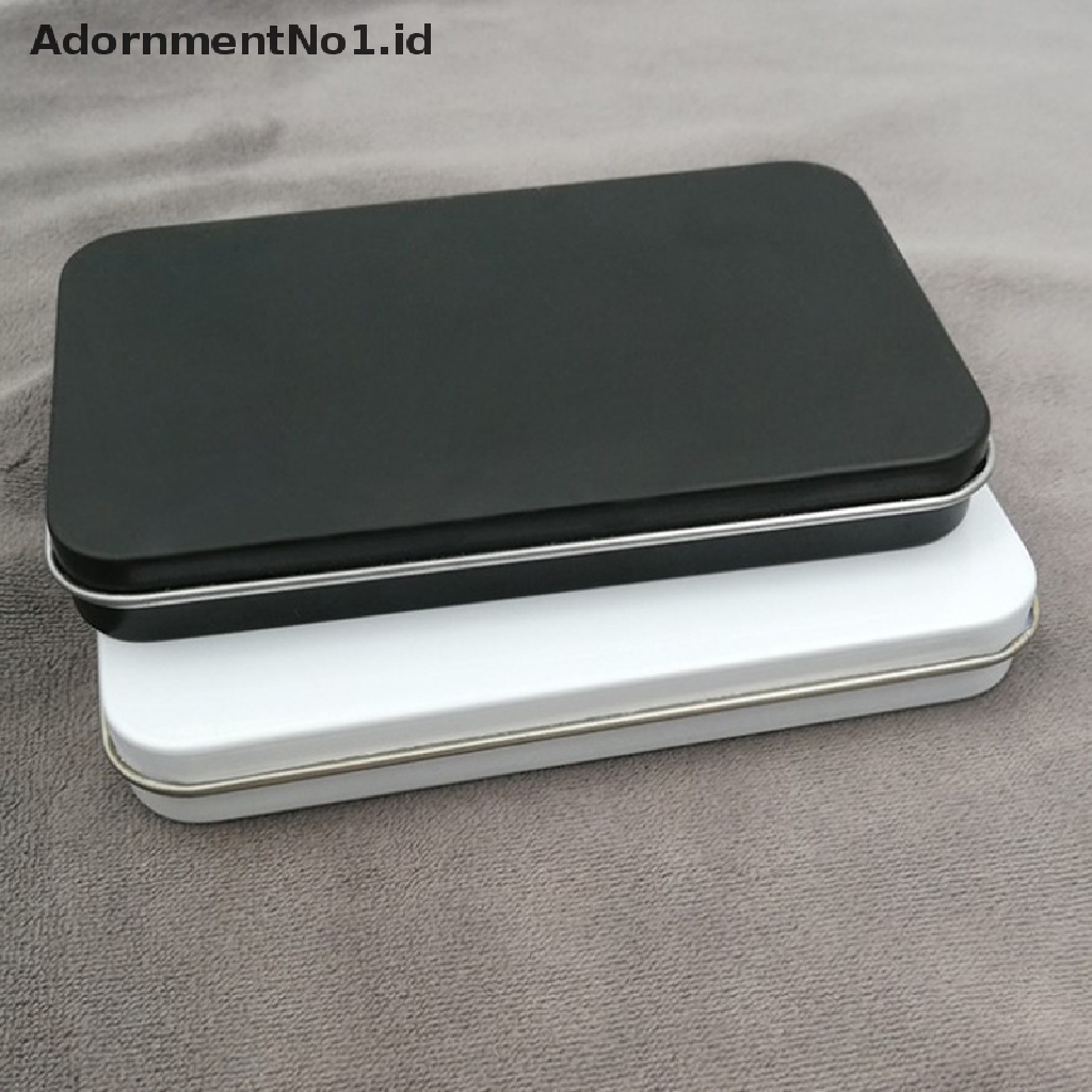 [AdornmentNo1] 1pcs Tin Box Persegi Panjang Kotak Besi Kosmetik Bermutu Tinggi Kotak Pewarna Mata Besi [ID]