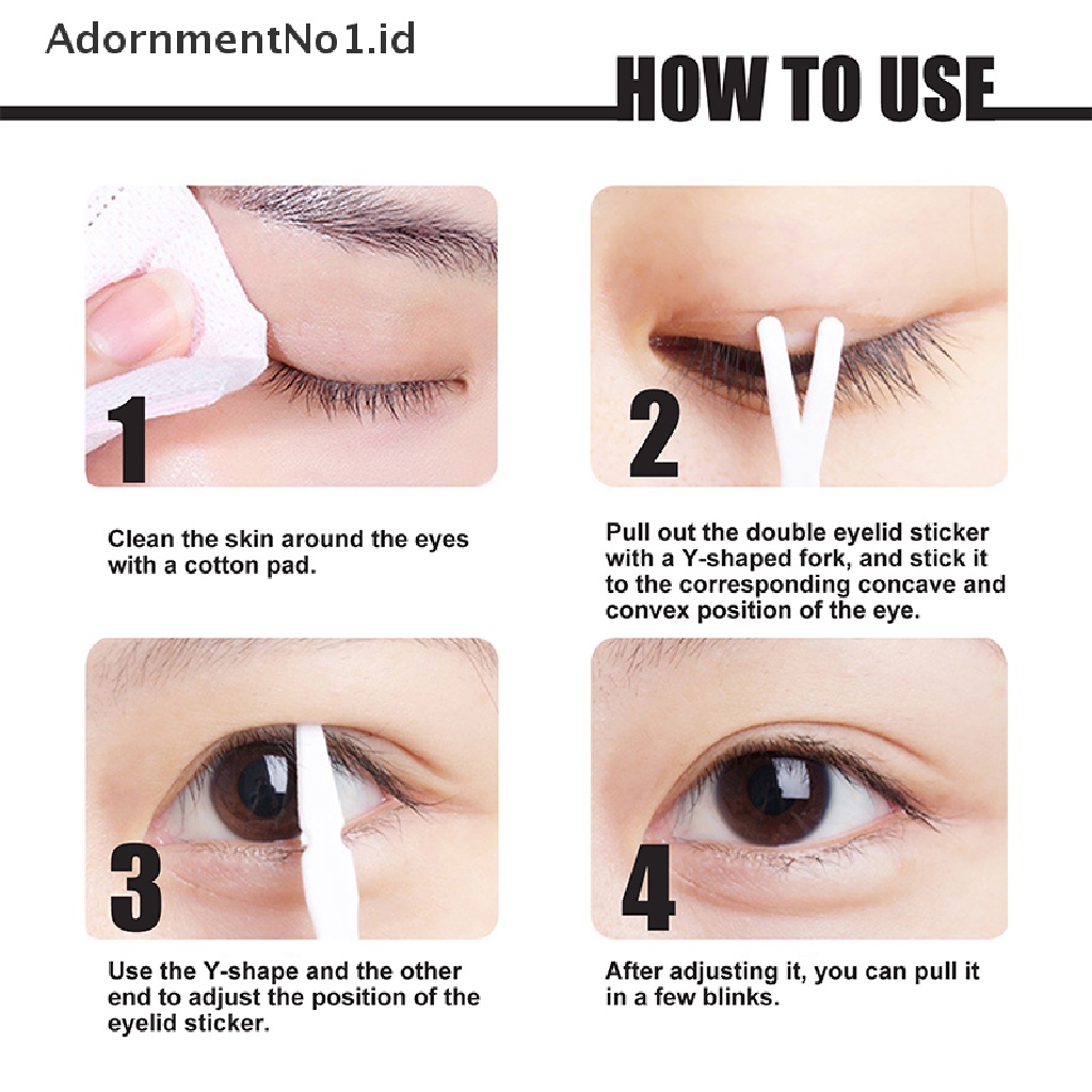 [AdornmentNo1] Invisible Eyelid Sticker Lace Eye Lift Strip Double Tape Stiker Perekat [ID]