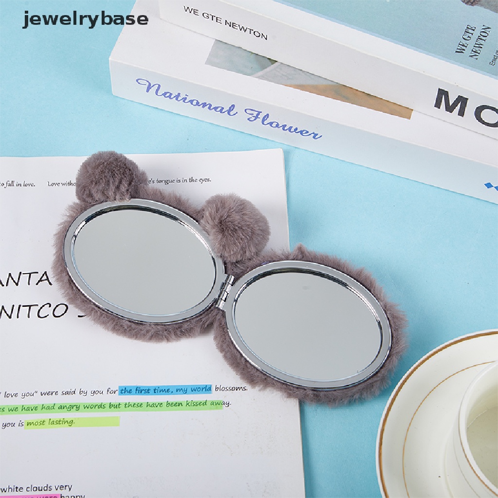 [jewelrybase] 1pc Kartun Koala Compact Mirror Kosmetik Lipat Portable Cermin Rias Butik