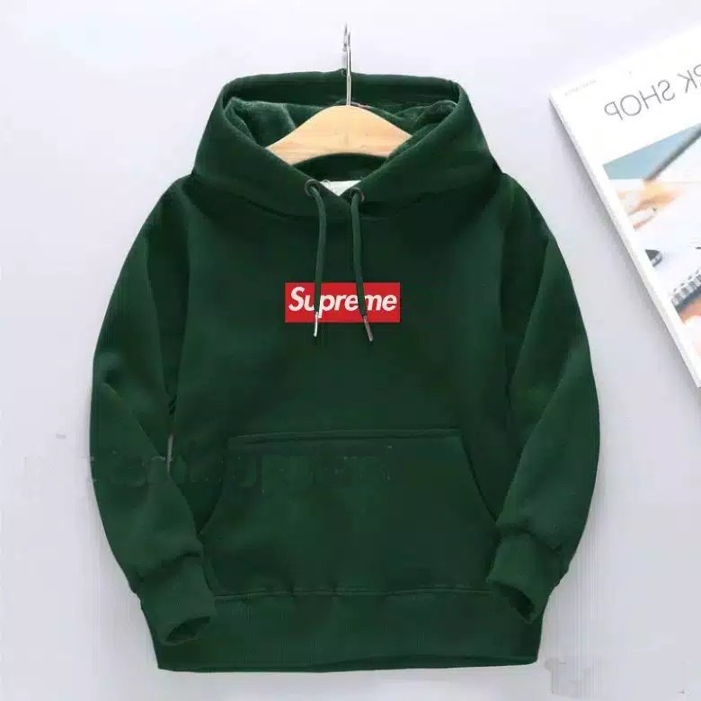 Sweater Hoodie Anak Supreme Sweater Fleece Baju Anak Gaul Murah Unisex