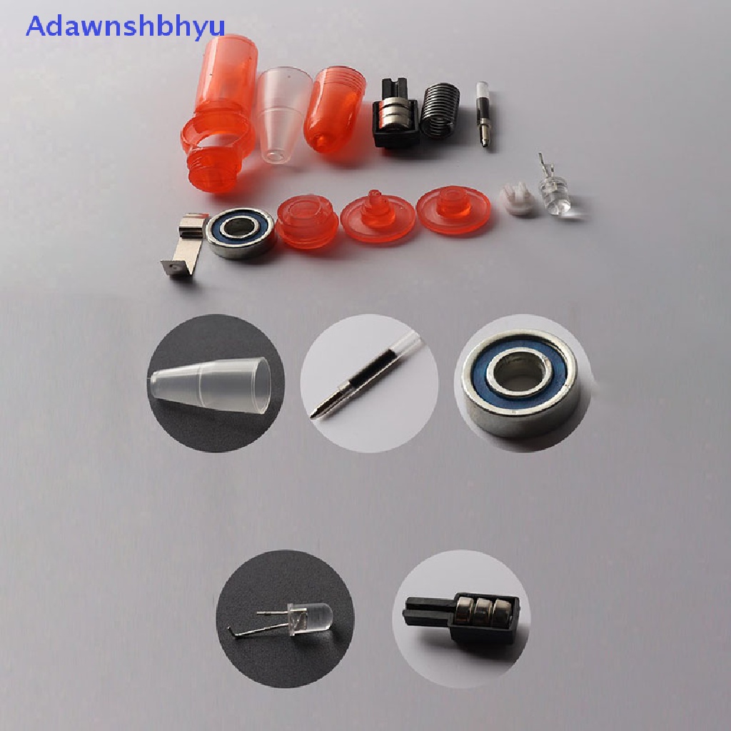 Adhyu Baru 2in1 Hand Spinner LED PEN Light Fidget Spin Autism Gyroscope Glow dark ID