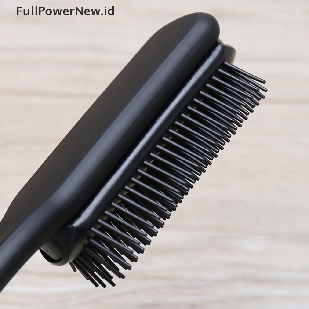 Power 9baris Styling Hair Brush Lurus Curly Rambut Detangling Sisir Sikat Salon ID