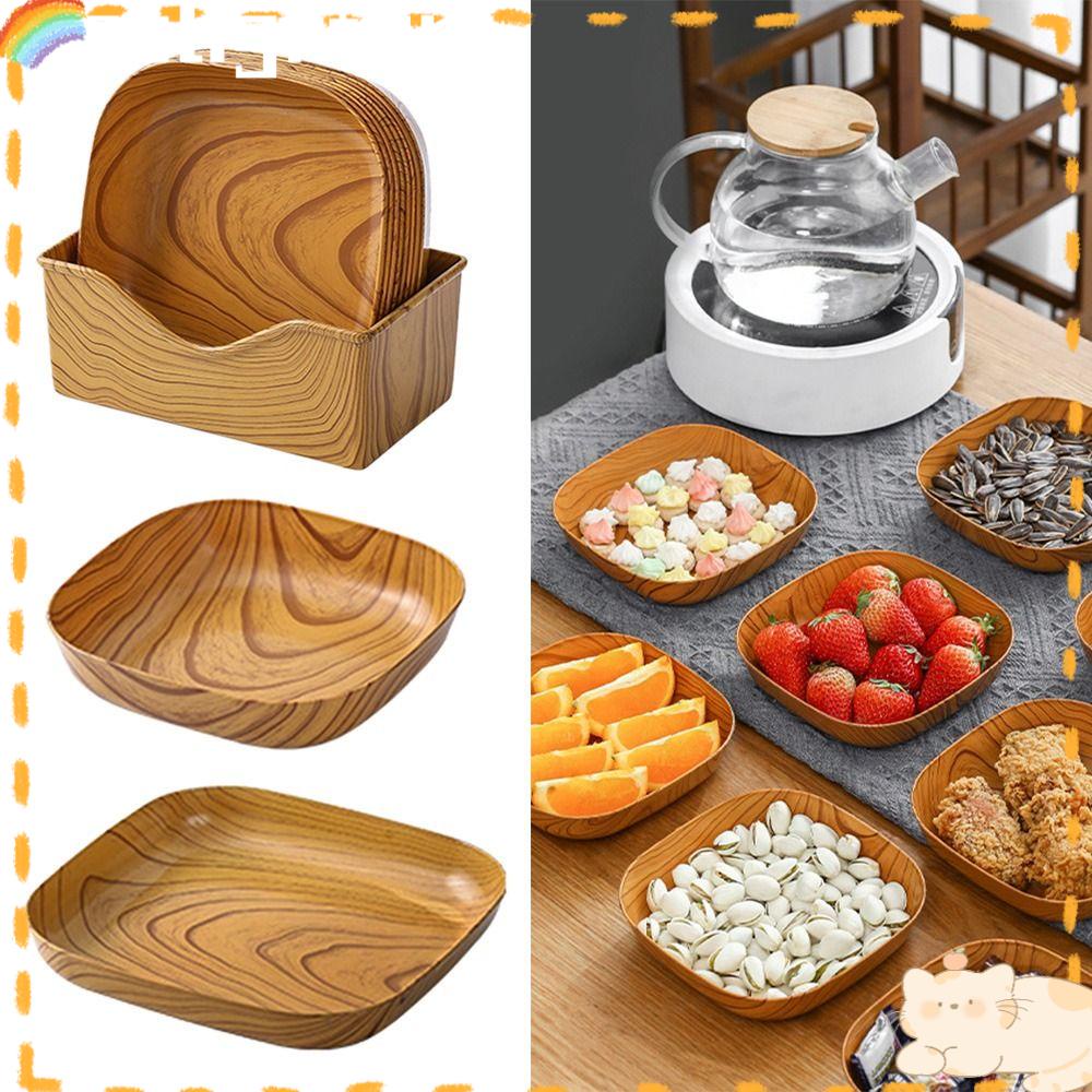 Solighter Spit Bone Dish Kreatif Piring Meja Makan Piring Buah Snack Tray