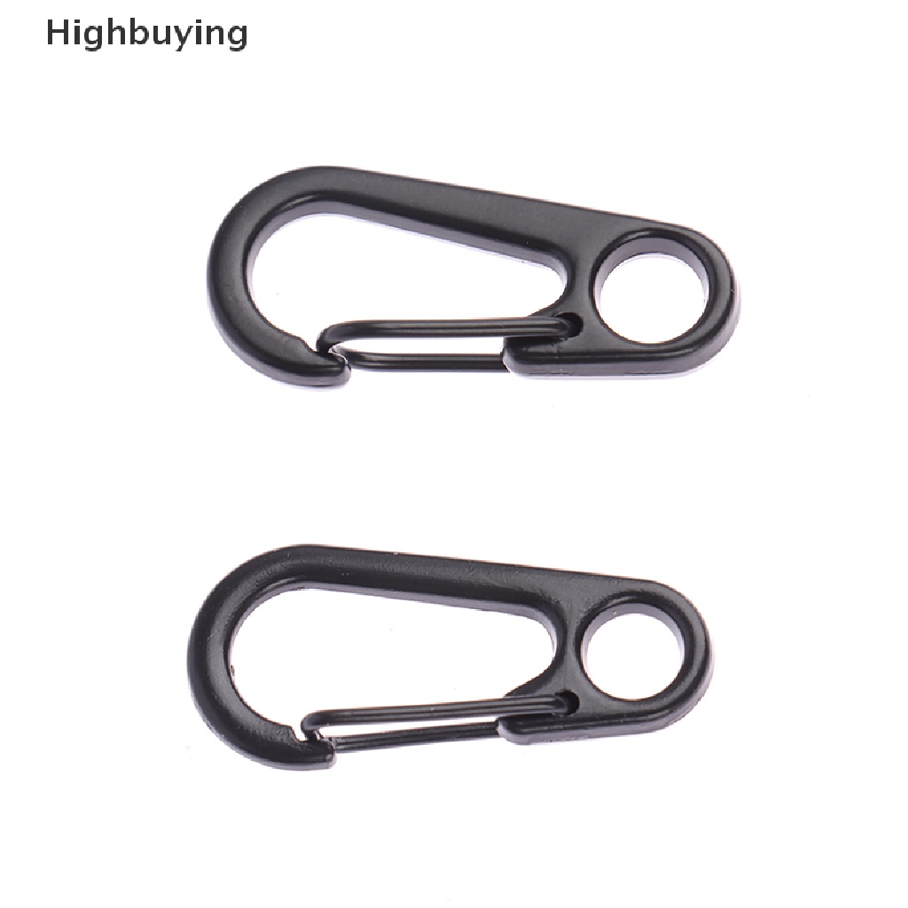 Hbid 5pcs Lobster Clasp Buckle Keychian Mini Carabiner Outdoor Camping Hiking Gesper Alloy Spring Snap Hooks Gantungan Kunci Alat Klip Glory