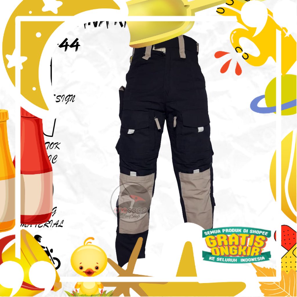 Celana Tactical KITANICA Panjang Kombinasi/Celana Cargo Panjang/Celana Pria Panjang/Celana Kitanika/
