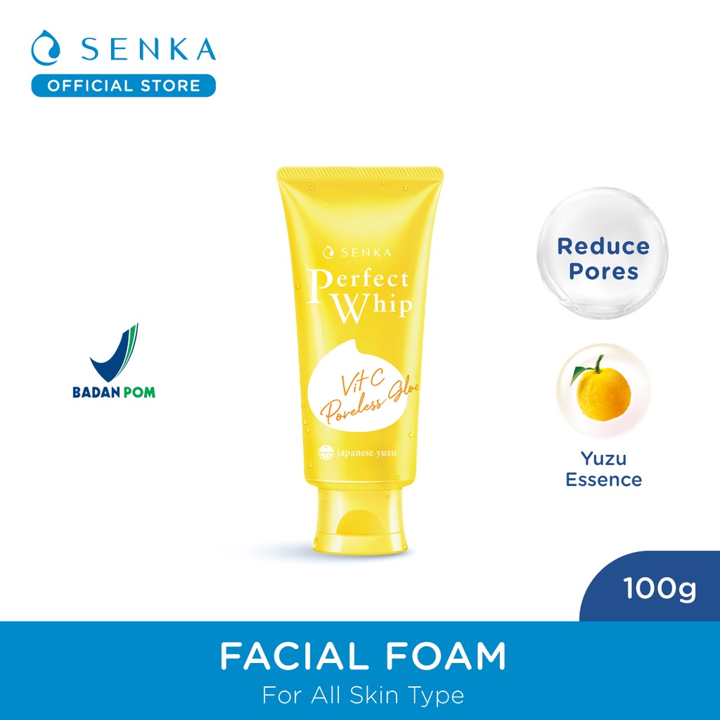 SENKA Perfect Whip Vit C Poreless Glow - 100gr