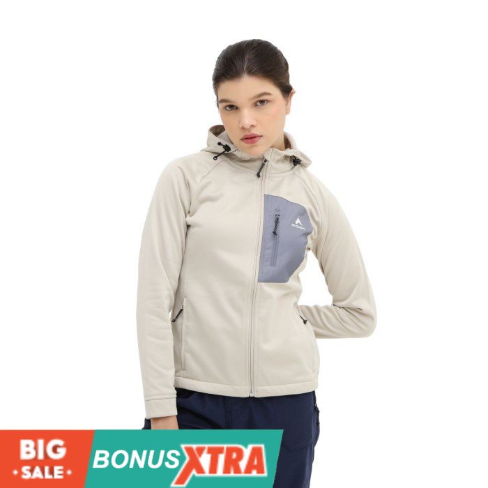 Jaket Cewek Eiger WS EQUATOR SOFTSHELL JACKET 9100 7741 Original Bdg
