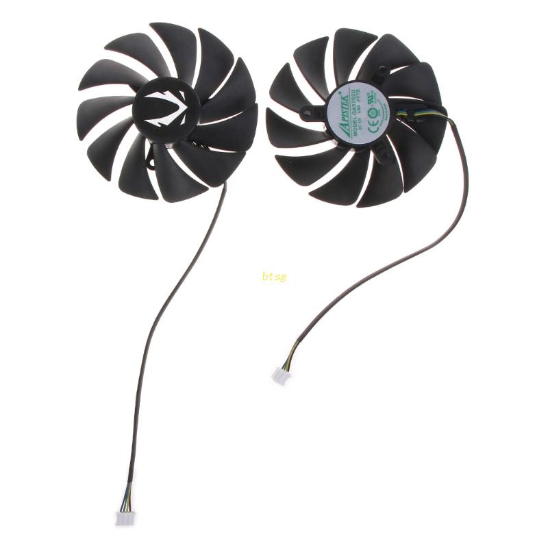 Bt1/2piece 89mm 12V 4Pin GA92S2U VGA Cooling Fan Untuk ZOTAC GAMING GeForce RTX3060 RTX3060Ti Twin Edge OC Kartu Grafis