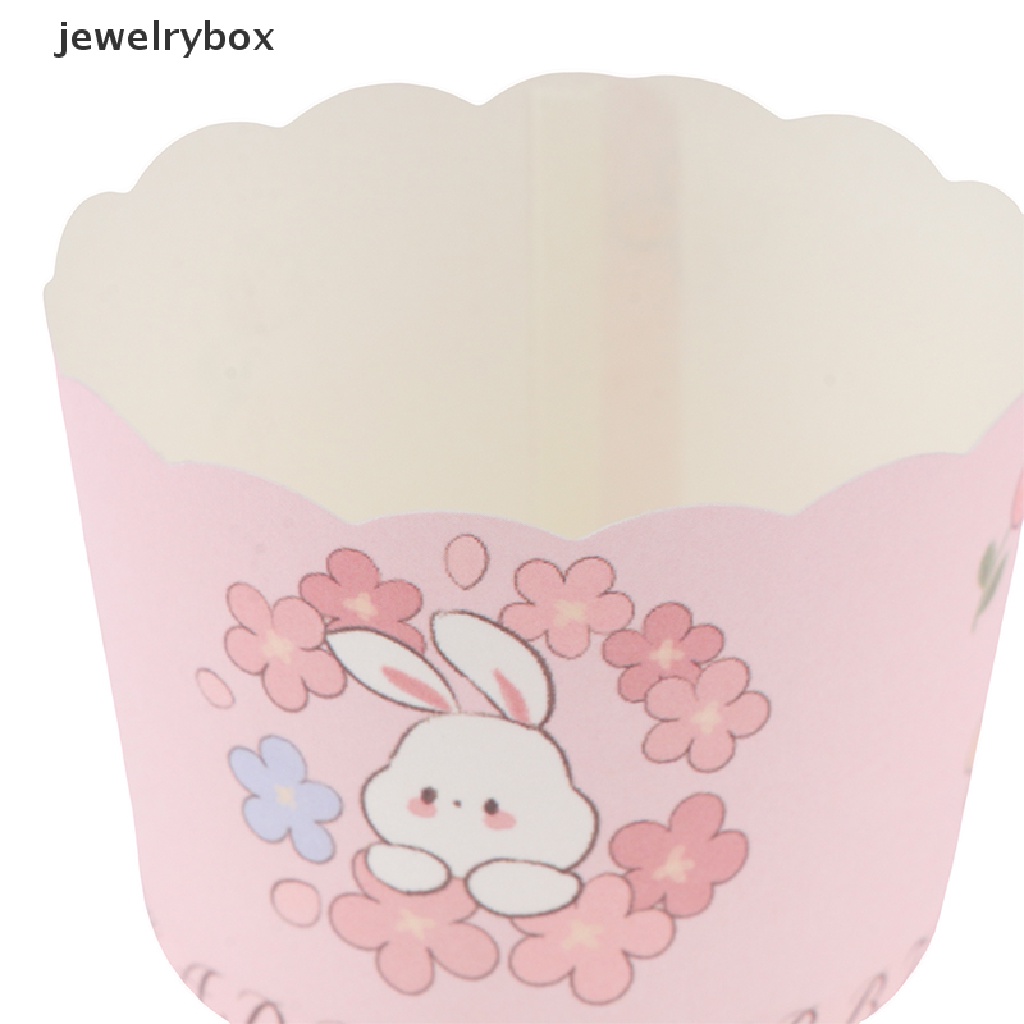 [jewelrybox] 50pcs Cupcake Paper Cup Muffin Cake Cup Untuk Pesta Pernikahan Pembungkus Kue Case Butik