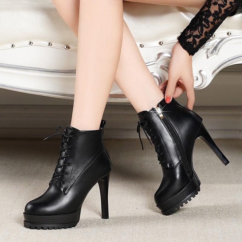 [SEPATU.IMPORT88] SP 647 Sepatu Boots Wanita Heels Korea Import Premium Quality