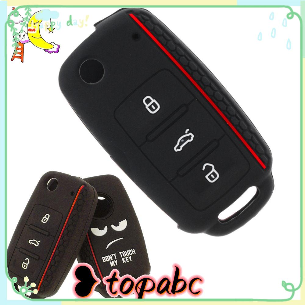 Top Car Key Case Silikon Pelindung Lembut Baru
