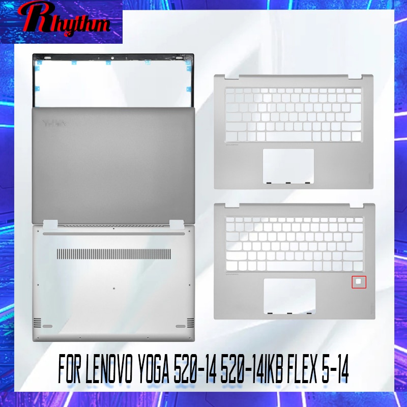 PREORDER NEW LCD Back Cover/Front Bezel/Palmrest/Bottom Case For Lenovo Yoga 520-14 520-14IKB FLEX 5