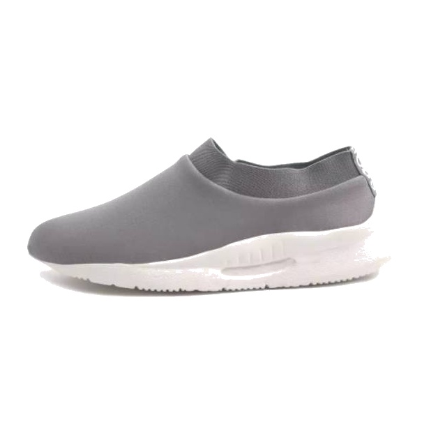 Sepatu Sneakers Slip On Wanita Casual Abu Polos Style Korea Santai untuk Jalan Olahraga - Cladiva FSH145