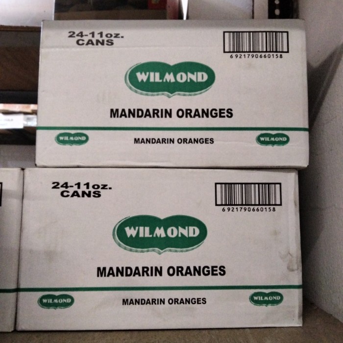 

Wilmond Mandarin Orange 1 Karton Isi 24 Kaleng