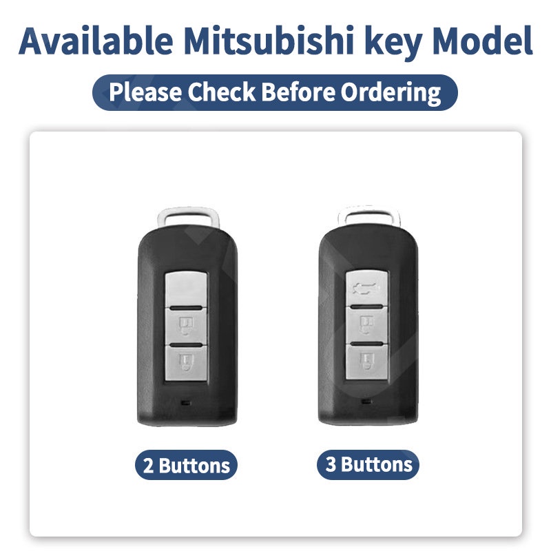 Mitsubishi Zinc Alloy Leather Case Kunci Mobil Full Wrap Cover Smart Key Protector Untuk Xpander Mirage Kuda Lancer Pajero Outlander Attrage