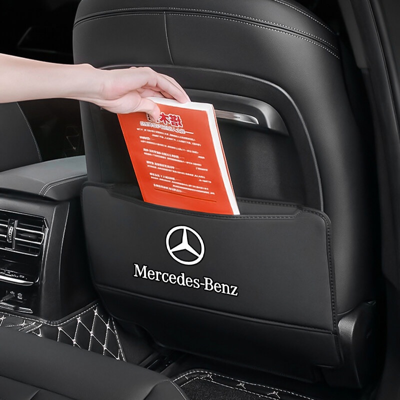 Alas Anti Kick Pad Scratch Mat Jok Mobil Kulit Cocok Untuk Mercedes-Benz Semua Model