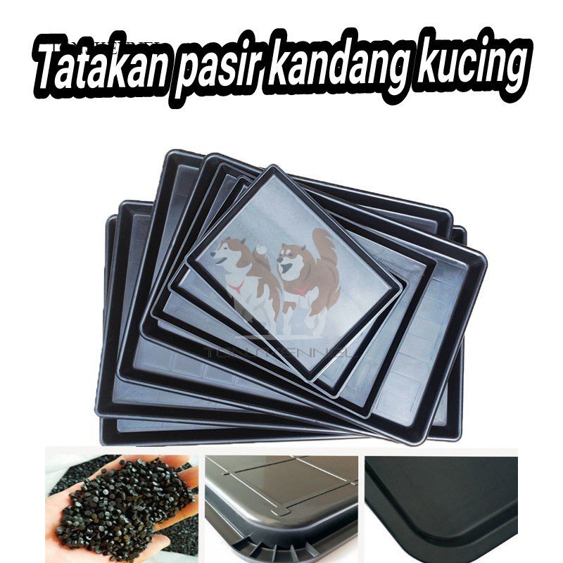 tatakan kandang kucing / alas kandang kucing 60x40cm dan 75x50cm