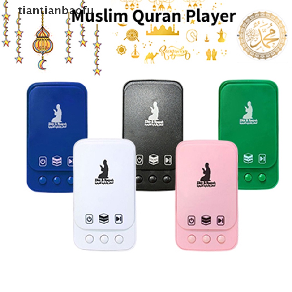 [tiantianbaofu] Tatakan Alquran Muslim Islami Saku Mini Kuran Speaker Hadiah Liturgi Islam Butik