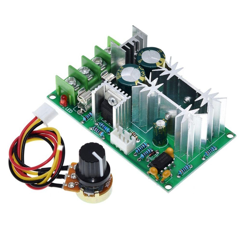 Populer Motor Speed Controller Tahan Lama DC 10-60V Regulator Tegangan Daya Tinggi
