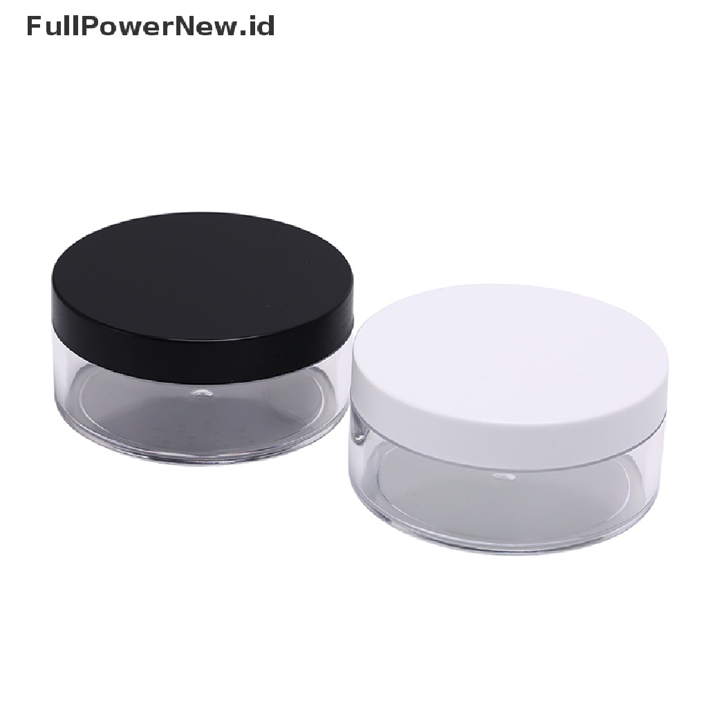 Power 1pc 50g pot Longgar Kosong Plastik Dengan Wadah jar makeup Kosmetik ID