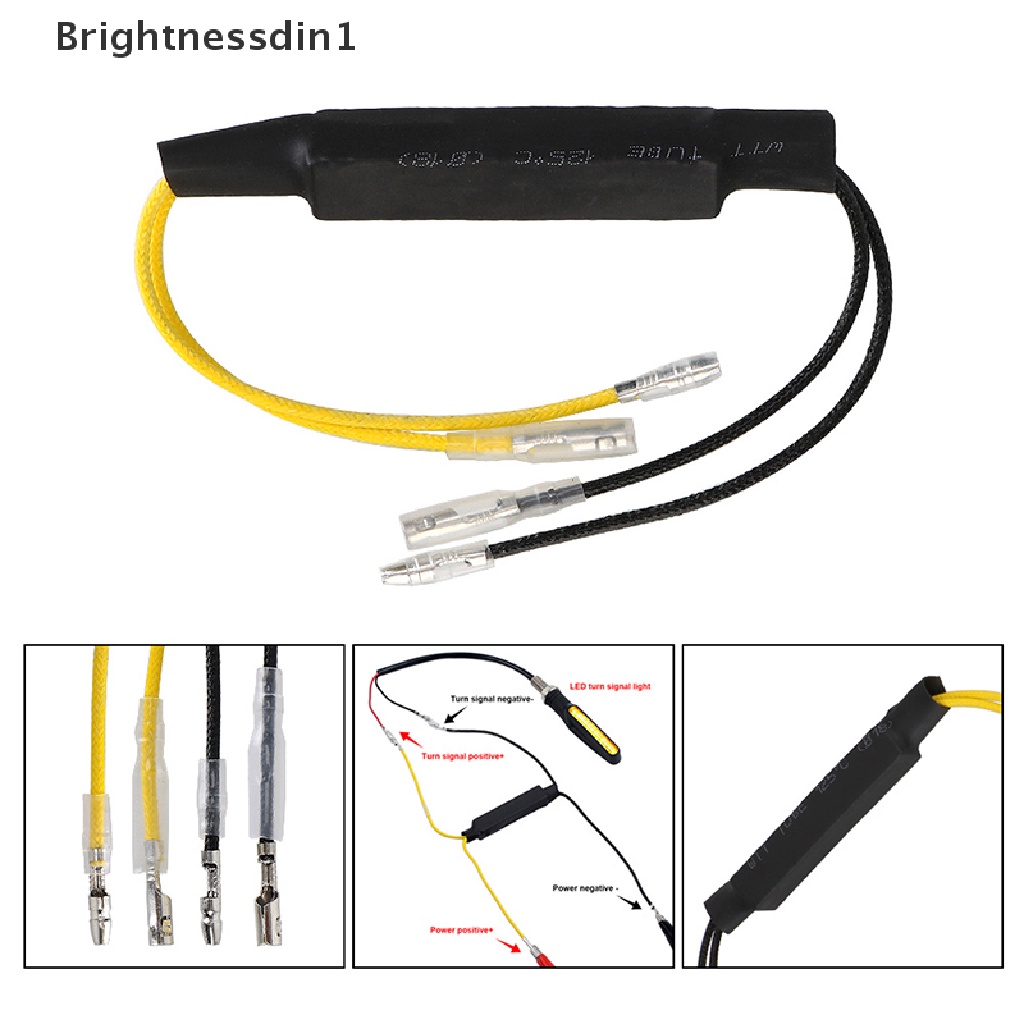[Brightnessdin1] Lampu Sein LED Flasher Motor Indikator Patahan Decoder Mengatasi 12V 21W Butik