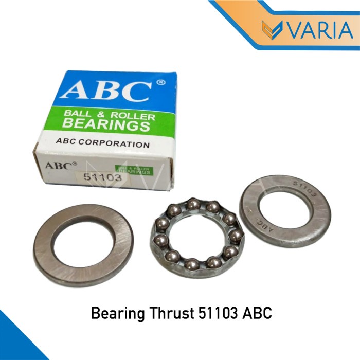 Thrust Bearing 51103 ABC 17 x 30 x 9 mm Ball &amp; Roller