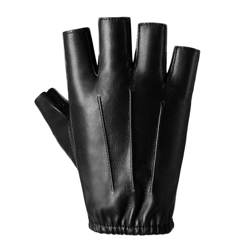 SARUNG TANGAN MOTOR KULIT MODEL CUBIT SETENGAH JARI HALF FINGER ASLI ORIGINAL GLOVE GLOVES KULIT BUAT TURING TOURING BIKERS PENGENDA BAHAN DOMAB BERKUALITAS CBT35