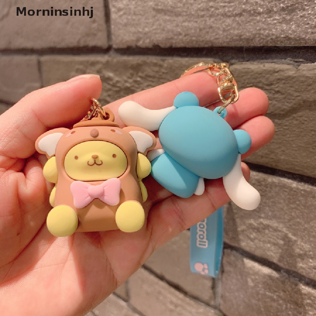 Mornin Fashion Kawaii Kuromi Melody Cinnamoroll Hello Kitty Pompompurin Gantungan Kunci Sanrio Anime Tas Sekolah Pesona Kartun Kunci Ring Liontin id