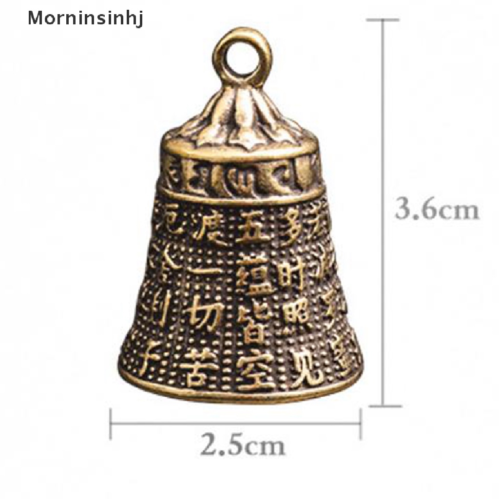 Mornin Lonceng MINI Patung Tembaga Kuningan China Pray Budha Bell Guanyin Bell Pendant id