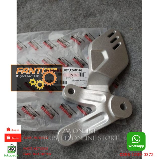 BREKET DUDUKAN FOOTSTEP DEPAN KIRI YAMAHA XSR 155 PART ORIGINAL YAMAHA BBS-F7442-00