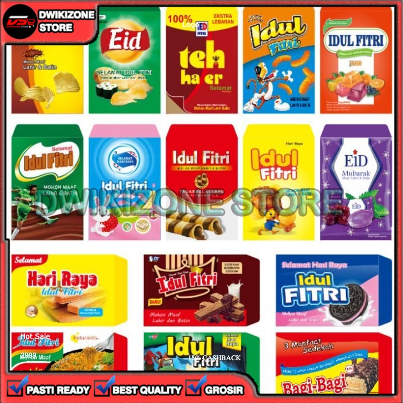 [DZS] AMPLOP THR KARTU LEBARAN UANG KERTAS SNACK KARAKTER CEMILAN ANGPAO ANGPAU IDUT FITRI IED