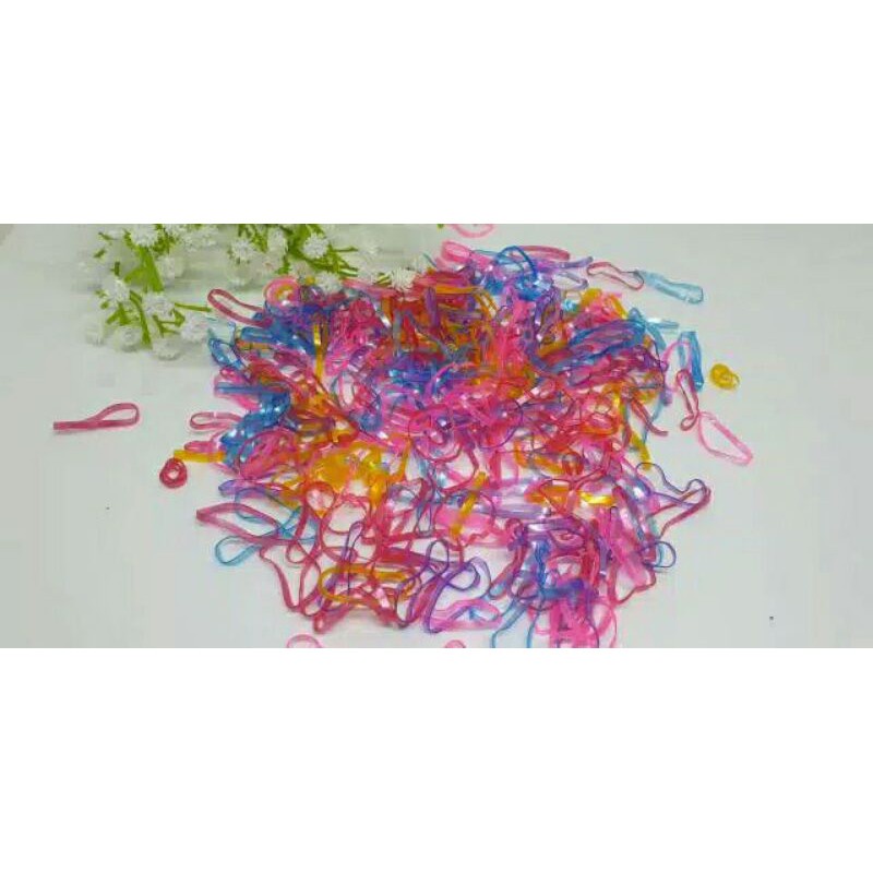 1000PCS DAN 2000PCS KARET JEPANG MIX WARNA/ HITAM