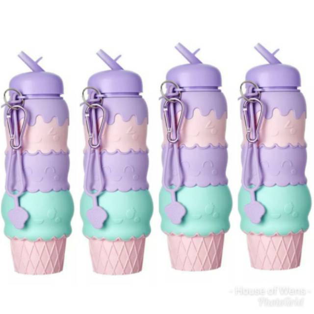 Smiggle Silicone Ice Cream Bottle - Botol Smiggle Silikon