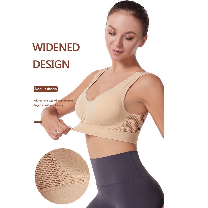 ANGEL MOMMY SPORTS BRA TANPA KAWAT GYM YOGA OLAHRAGA BH JUMBO S6