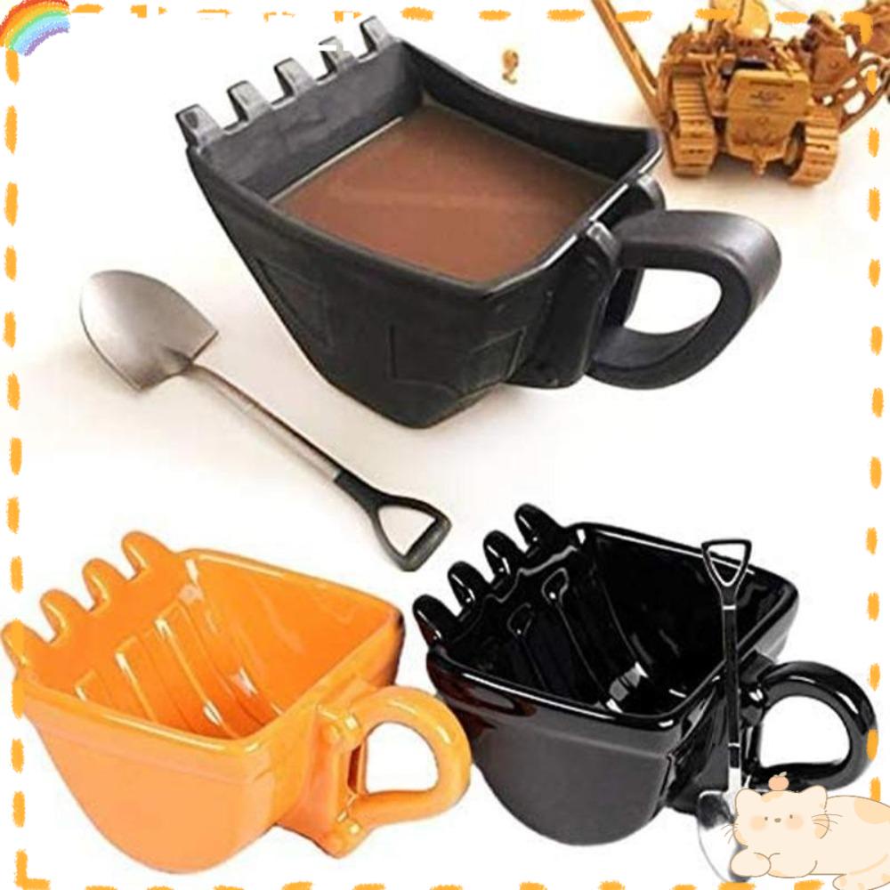 Solighter Digger Cangkir Kopi Hadiah Cangkir Dengan Sendok Sekop Shovel Mug Design Mug