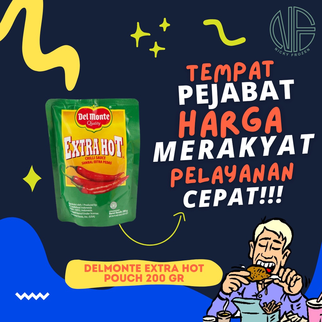 

DELMONTE EXTRA HOT POUCH 200 GR