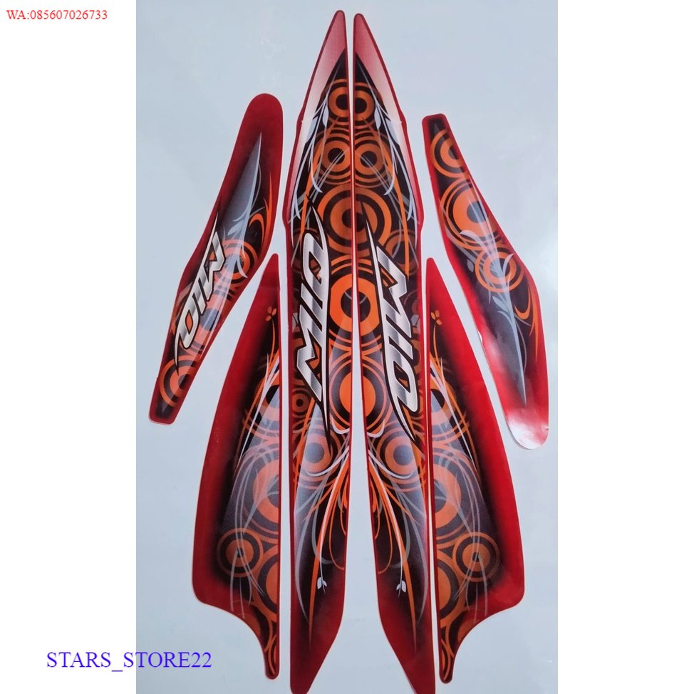 (ORI) STIKER STRIPING STANDART MIO SPORTY 2011 - LIST MOTOR MIO 2011 - STIKER MIO 2011-STIKER MOTOR 