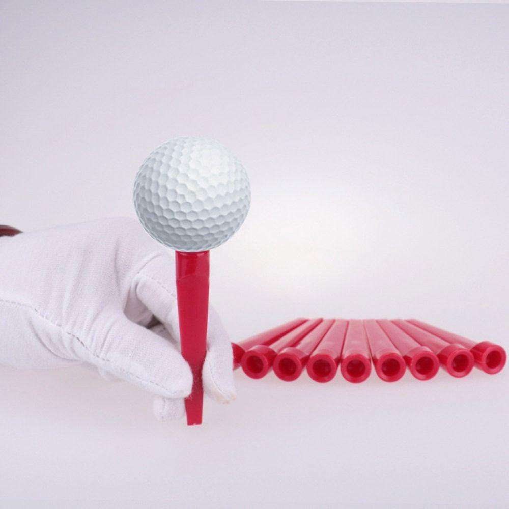 Populer 20Pcs Golf Tees Warna Random Golf Aksesoris Outdoor Alat Pelatihan Plastik