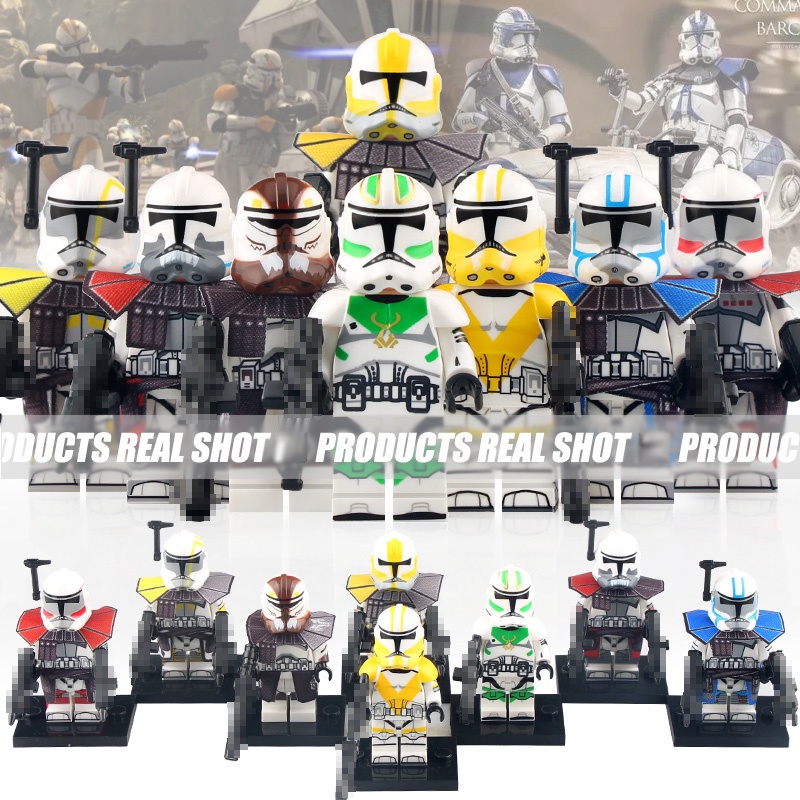 Star Wars Captain Stallion Commander Imperial Stormtrooper Clone Stormtrooper Stormtrooper Stormtrooper Figur Mini Rakitan Blok Bangunan Mainan