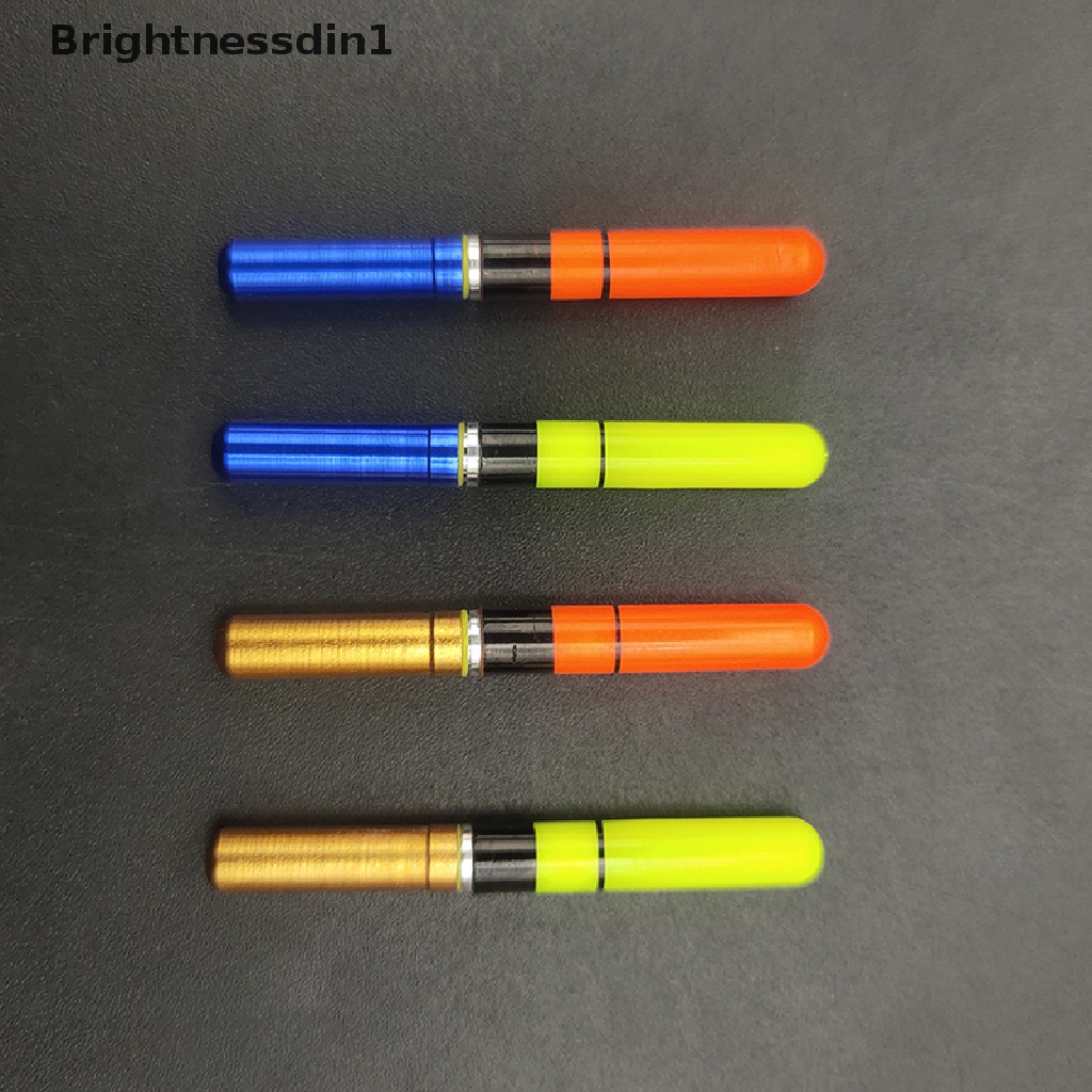 [Brightnessdin1] 2pcs Light Stick Lampu Bekerja Dengan LED Luminous Float Night Fishing Bobber Boutique