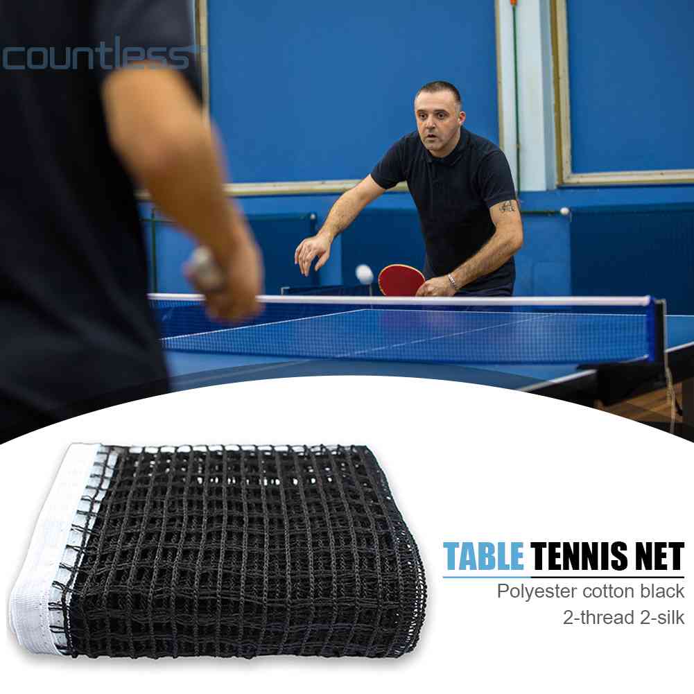 Jaring Ping Pong Standar Profesional Olahraga Tenis Meja Square Nets Mesh [Tanpa Jumlah)