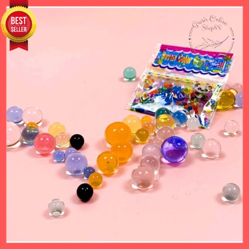 GOS -D414- Mainan Jelly Waterbeads &amp; Animal Grow - Hydrogel Water Beads - Mainan Montessori Sensory Play