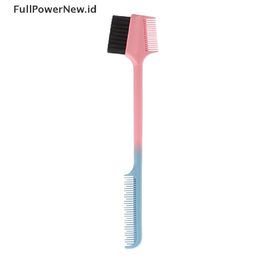 Power 1PC Kontrol Tepi Dua Sisi Sisir Rambut Styling Alat Sisir Alis ID