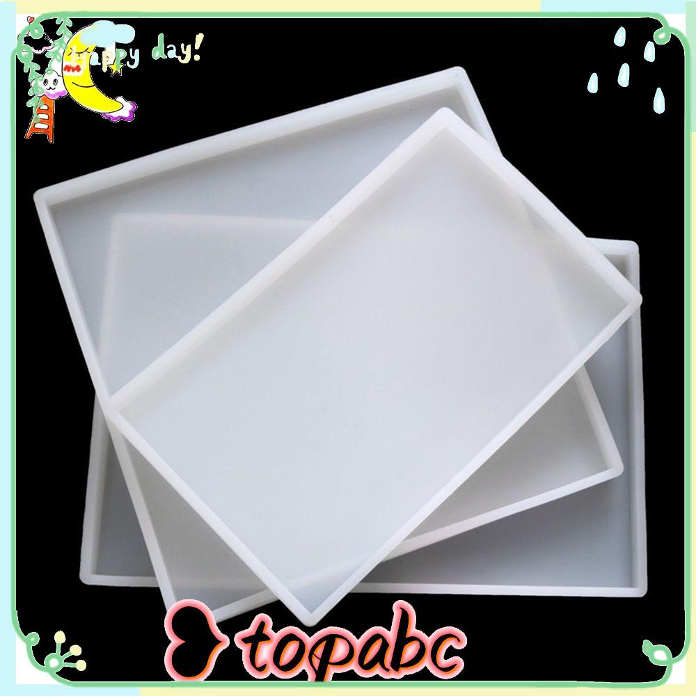 Top Epoxy Resin Casting Cetakan DIY Craft Clay Alat Liontin Akik Silikon Coaster Membuat Perhiasan Cetakan