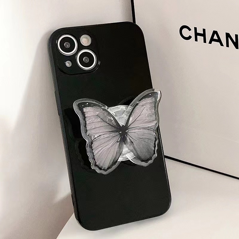 Ins Korea Lucu 3D Butterfly Lazy Griptok Bracket Untuk Universal Phone Holder Ring Support Stand Grip Tok Hadiah Teman