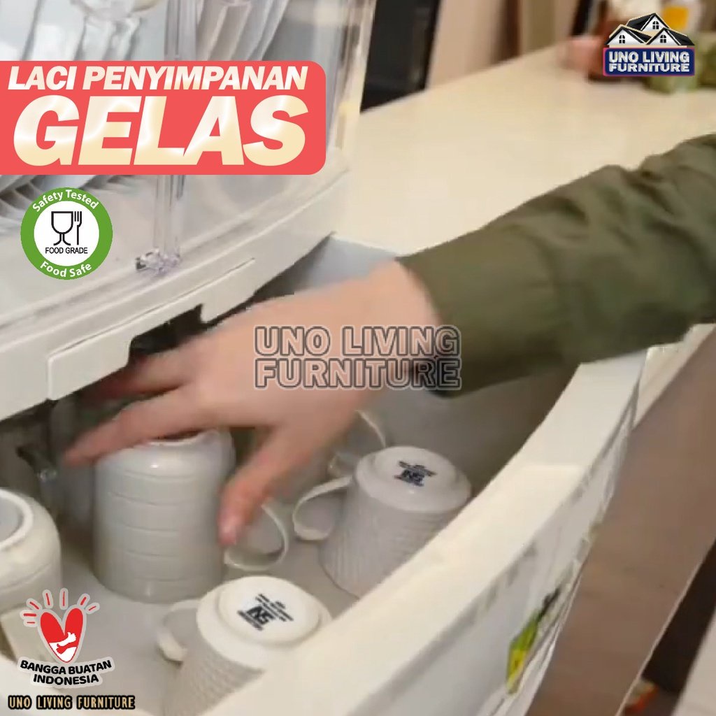 JTR - Lemari Rak Piring Rovega Pladys Murah