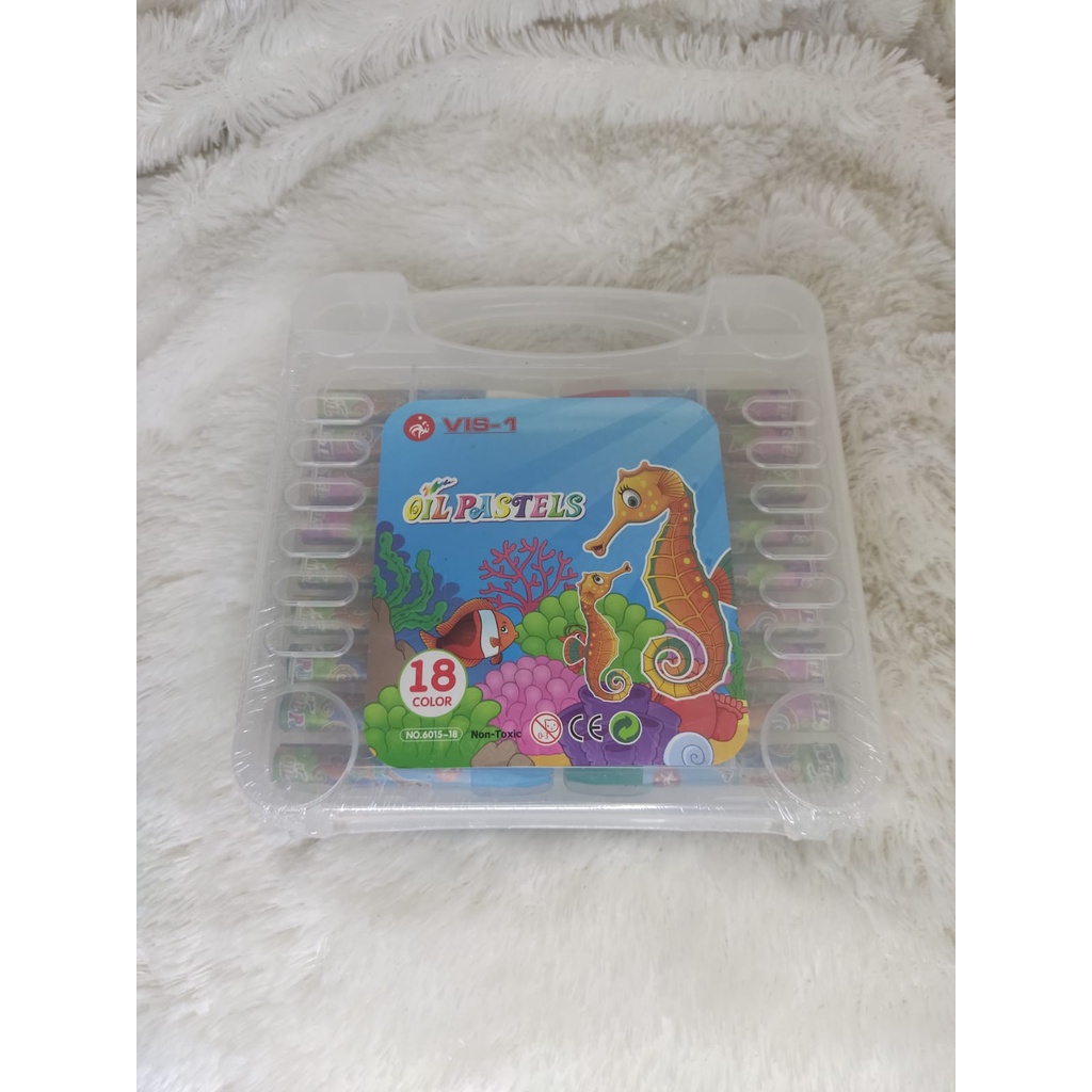 

Crayon Sekolah Oil Pastel 18 Warna VIS-1 (417-18)