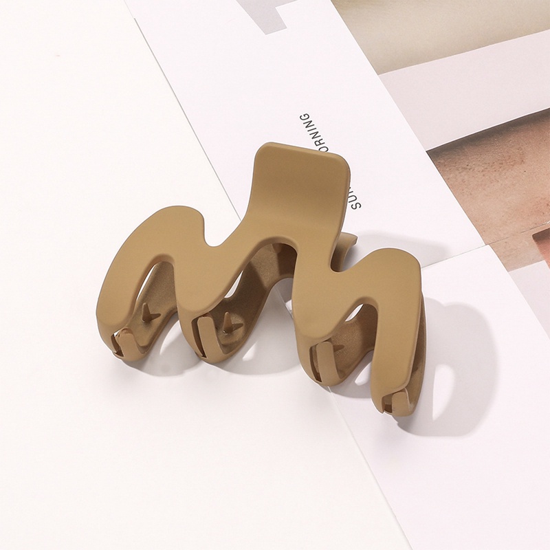 Jepit Rambut Gelombang M Besar Grab Klip Hiasan Kepala Jepit Rambut Bahan Plastik Untuk Wanita Perempuan